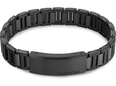 PULSERA ESLABONES H PARA HOMBRE CALVIN KLEIN, DISEÑO SOFISTICADO CON ACABADO INDUSTRIAL Y CIERRE AJUSTABLE