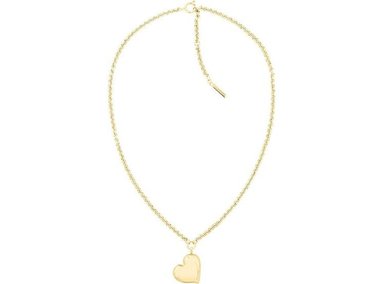 COLLAR COLGANTE CALVIN KLEIN PARA MUJER, ACERO INOXIDABLE CON DIJE DE CORAZÓN