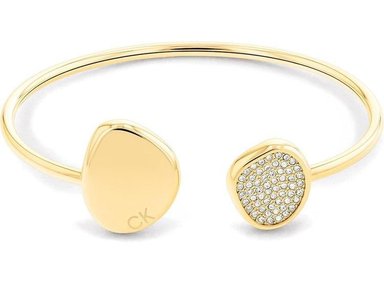 CALVIN KLEIN PULSERA MUJER ACERO INOXIDABLE, CIERRE SEGURO Y DETALLES DE CRISTAL PARA TODA OCASIÓN