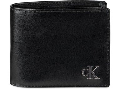 BILLETERA MINIMALISTA DE CUERO CALVIN KLEIN PARA HOMBRE CON RANURAS PARA TARJETAS Y TECNOLOGÍA RFID