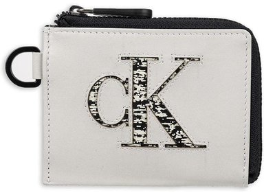 CARTERA DE CUERO RFID DE CALVIN KLEIN PARA HOMBRE, MINIMALISTA Y SEGURA CON RANURAS PARA TARJETAS