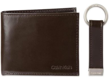 SET DE CARTERAS CALVIN KLEIN HOMBRE, DISEÑO EN CUERO MINIMALISTA CON TECNOLOGÍA RFID PARA PROTECCIÓN DE DATOS