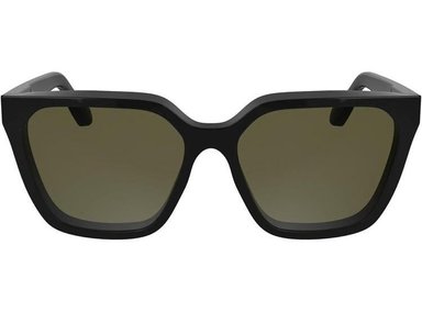 GAFAS DE SOL CUADRADAS PARA MUJER DE CALVIN KLEIN, ELEGANTES, SOSTENIBLES, CON MARCO ACETATO RENOVADO Y DISEÑO RXABLE
