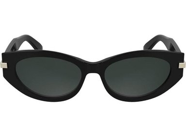 GAFAS DE SOL CALVIN KLEIN MUJER NEGRAS CK25502S CON LENTES GRISES SÓLIDAS