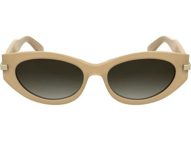 GAFAS DE SOL CALVIN KLEIN CK25502S BEIGE OPALINO CON LENTE MARRÓN GRADIENTE