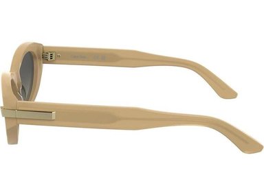 GAFAS DE SOL CALVIN KLEIN CK25502S BEIGE OPALINO CON LENTE MARRÓN GRADIENTE - 2