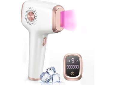 DEPILADORA IPL INNZA CON CUIDADO DE ENFRIAMIENTO POR HIELO, 999,999 FLASHES, SIN DOLOR Y RESULTADOS DURADEROS