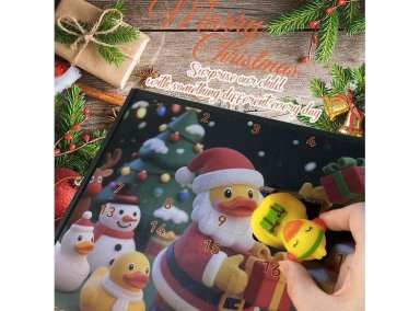 CALENDARIO DE ADVIENTO 2025 CON 24 SORPRESAS DE PATOS DE GOMA REGALO DE NAVIDAD PARA NIÑOS Y ADOLESCENTES - 2