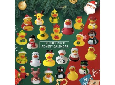 CALENDARIO DE ADVIENTO 2025 CON 24 SORPRESAS DE PATOS DE GOMA REGALO DE NAVIDAD PARA NIÑOS Y ADOLESCENTES - 3