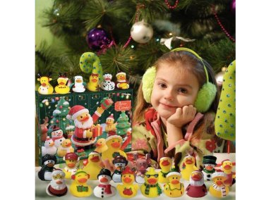 CALENDARIO DE ADVIENTO 2025 CON 24 SORPRESAS DE PATOS DE GOMA REGALO DE NAVIDAD PARA NIÑOS Y ADOLESCENTES - 4