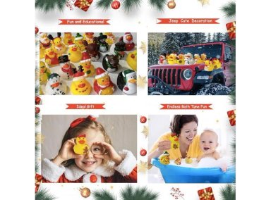 CALENDARIO DE ADVIENTO 2025 CON 24 SORPRESAS DE PATOS DE GOMA REGALO DE NAVIDAD PARA NIÑOS Y ADOLESCENTES - 5