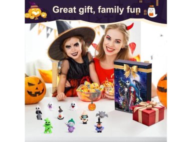 CALENDARIO ADVIENTO DE HALLOWEEN 2025 CON 24 COLECCIONABLES. PARA NIÑOS, ADULTOS Y ADOLESCENTES. DECORATIVO PARA REGALOS - 2