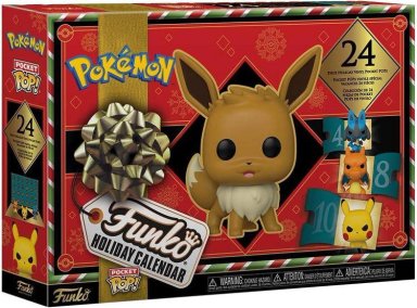 FUNKO POP! CALENDARIO DE ADVIENTO POKÉMON CON 24 FIGURAS DE VINILO COLECCIONABLES PARA NIÑOS Y FANÁTICOS
