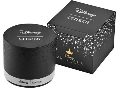 RELOJ CITIZEN DISNEY ARIEL, DISEÑO EN DORADO Y AZUL CON DIAMANTES Y CRISTAL DE ZAFIRO - 3