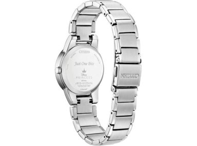 RELOJ DE MUJER CITIZEN ECO-DRIVE DISNEY, INSPIRADO EN BLANCANIEVES, CON CRISTAL Y FECHA, EN ACERO INOXIDABLE - 2