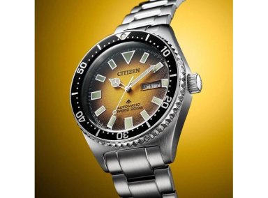 RELOJ CITIZEN PROMASTER DIVE AUTOMÁTICO PARA HOMBRE, ACERO INOXIDABLE, RESISTENTE AL AGUA, ESFERA Y DETALLES LUMINOSOS - 4