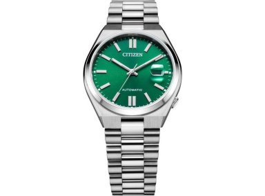 RELOJ AUTOMÁTICO CITIZEN TSUYOSA, ELEGANTE ACERO INOXIDABLE PLATEADO, RESISTENTE AL AGUA, RESERVA 42 HORAS - 3