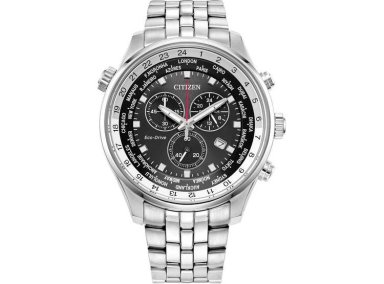 CITIZEN RELOJ CRONÓGRAFO DEPORTIVO DE LUJO ECO-DRIVE PARA HOMBRE, RESISTENTE AL AGUA Y FUNCIÓN DE FECHA