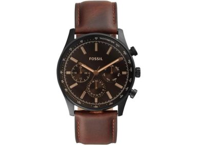 RELOJ FOSSIL SULLIVAN MULTIFUNCIÓN PARA HOMBRE CON CORREA DE CUERO MARRÓN, ELEGANTE Y RESISTENTE AL AGUA