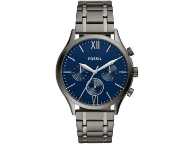 RELOJ ANALÓGICO FOSSIL FENMORE PARA HOMBRE, CORREA DE ACERO INOXIDABLE Y CRISTAL RESISTENTE A ARAÑAZOS