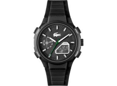 RELOJ ANALÓGICO Y DIGITAL LACOSTE LC33 PARA HOMBRE, CORREA DE SILICONA, RESISTENTE AL AGUA, DISEÑO CONTEMPORÁNEO Y DEPORTIVO