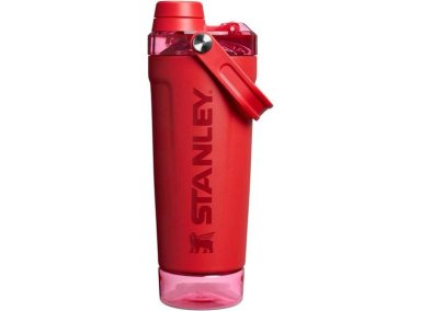 STANLEY ACTIVATE - BOTELLA AGITADORA DE ACERO INOXIDABLE, TAPA RÁPIDA Y BASE ALMACENAMIENTO, IDEAL PARA BATIDOS