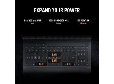 ASUS TUF GAMING F16 16' 16:10 COREI7 16GB 1TB SSD RTX 5050 - 9