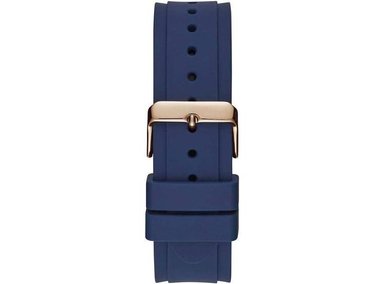 GUESS RELOJ HOMBRE CUARZO CAJA DE ACERO INOXIDABLE ORO ROSA, CORREA SILICONA, RESISTENTE AL AGUA HASTA 100 METROS - 2