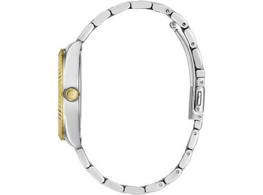 RELOJ GUESS PARA MUJER CON BORDE DE MONEDA, CORREA MULTICOLOR Y RESISTENCIA AL AGUA, DISEÑO SOFISTICADO - 2