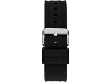 GUESS RELOJ HOMBRE, CAJA DE ACERO INOXIDABLE, AGUA RESISTE, BANDA SILICONA, CUARZO EXACTO - 7