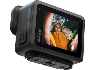 GOPRO LIT HERO - CÁMARA DE ACCIÓN, COMPACTA, IMPERMEABLE, CON LUZ, VIDEO 4K, FOTO 12 MP, PANTALLA TÁCTIL, ESTABILIZACIÓN - 4