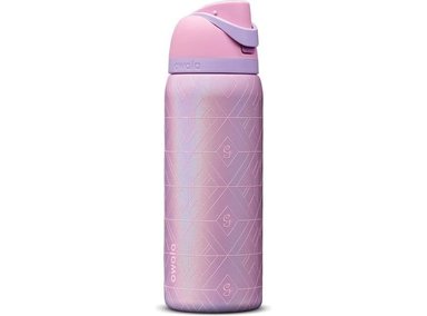 BOTELLA AISLADA DE ACERO INOXIDABLE OWALA FREESIP, IDEAL PARA DEPORTES, EN COLOR ROSA, LIBRE DE BPA