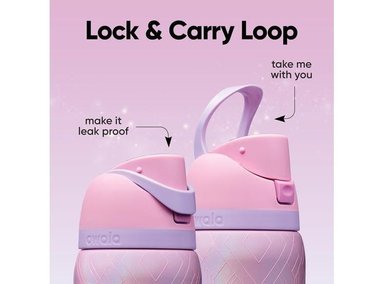 BOTELLA AISLADA DE ACERO INOXIDABLE OWALA FREESIP, IDEAL PARA DEPORTES, EN COLOR ROSA, LIBRE DE BPA - 2