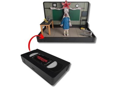 DIORAMA DE STRANGER THINGS ONCE VS. DEMOGORGON, ARTÍCULO COLECCIONABLE CON ACCESORIOS AUTÉNTICOS