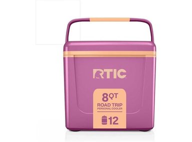 RTIC HIELERA DE VIAJE PERSONAL, COMPACTA, PORTÁTIL PARA ALIMENTOS Y BEBIDAS, CAPACIDAD 12 LATAS