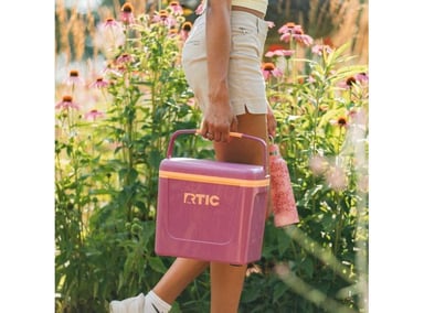 RTIC HIELERA DE VIAJE PERSONAL, COMPACTA, PORTÁTIL PARA ALIMENTOS Y BEBIDAS, CAPACIDAD 12 LATAS - 6