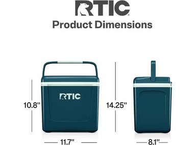 RTIC HIELERA PERSONAL DE 8 CUARTOS, COMPACTA, AISLADA Y PORTÁTIL IDEAL PARA ALIMENTOS Y BEBIDAS - 4