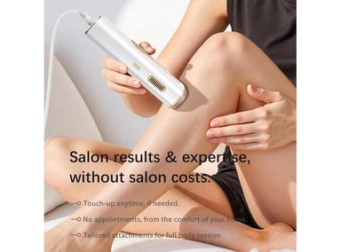 DEPILACIÓN LÁSER IPL SEGURO EN CASA PARA MUJERES Y HOMBRES, INDOLORO, CONTACTO FRÍO, RESULTADOS DURADEROS CUERPO COMPLETO Y ROSTR - 4