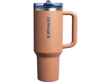 VASO DE PAJA STANLEY QUENCHER PROTOUR ANTIFUGA CON POPOTE Y ASA, DISEÑO IDEAL PARA VIAJES, ACERO INOXIDABLE
