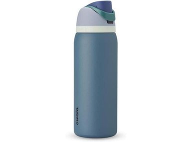 OWALA FREESIP BOTELLA DE AGUA DE ACERO INOXIDABLE CON SORBETE, SIN BPA, PERFECTA PARA DEPORTES Y VIAJES, COLOR DENIM