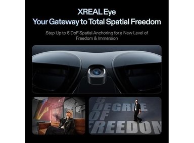 GAFAS XREAL ONE PRO AR CON CHIP X1, ÓPTICA X-PRISM, SONIDO BOSE, COMPATIBLES CON IPHONE, STEAM DECK, ROG, MAC, PC Y ANDROID - 3