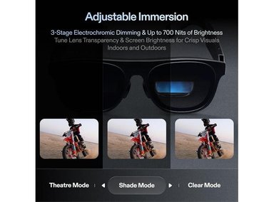 GAFAS XREAL ONE PRO AR CON CHIP X1, ÓPTICA X-PRISM, SONIDO BOSE, COMPATIBLES CON IPHONE, STEAM DECK, ROG, MAC, PC Y ANDROID - 8