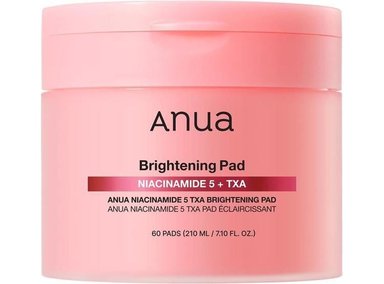 ANUA NIACINAMIDE 5 TXA TONER PADS PARA CUIDADO COREANO CON 60 ALMOHADILLAS, NIACINAMIDA Y ÁCIDO TRANEXÁMICO - 1