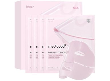 MÁSCARA MEDICUBE ADN SALMÓN COLÁGENO ROSA FIRMANTE