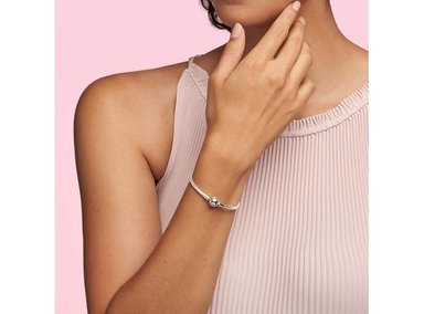 PULSERA PANDORA MOMENTS, COMPATIBLE CON DIJES MOMENTS. REGALO PERFECTO CON CAJA DE REGALO INCLUIDA - 2