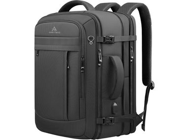 MOCHILA VIAJE 50L EXPANDIBLE, RESISTENTE AL AGUA, CON PUERTO USB, IDEAL PARA LAPTOPS DE 17' EN VIAJES DE NEGOCIOS