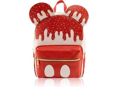 MOCHILA UNISEX DISNEY DE MICKEY MOUSE, PIEL SINTÉTICA CON DISEÑO ICÓNICO Y CORREAS AJUSTABLES, LICENCIA OFICIAL