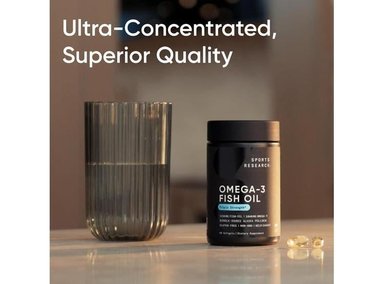 OMEGA-3 ALTA POTENCIA SPORTS RESEARCH, ACEITE DE ALASKA. CERTIFICACIÓN SOSTENIBLE, SIN GMO NI SOJA, 90 CÁPSULAS - 5