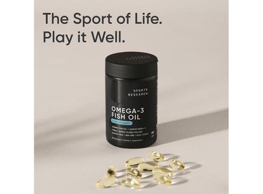 OMEGA-3 ALTA POTENCIA SPORTS RESEARCH, ACEITE DE ALASKA. CERTIFICACIÓN SOSTENIBLE, SIN GMO NI SOJA, 90 CÁPSULAS - 6