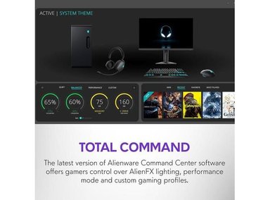 ALIENWARE AURORA ACT1250 CON INTEL CORE 7, 32GB RAM, 1TB SSD, RTX 5070, PSU PLATINUM, WINDOWS 11 HOME - 9